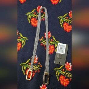 All Saints Silver & Gold tone Necklace / Bracelet / bag charm